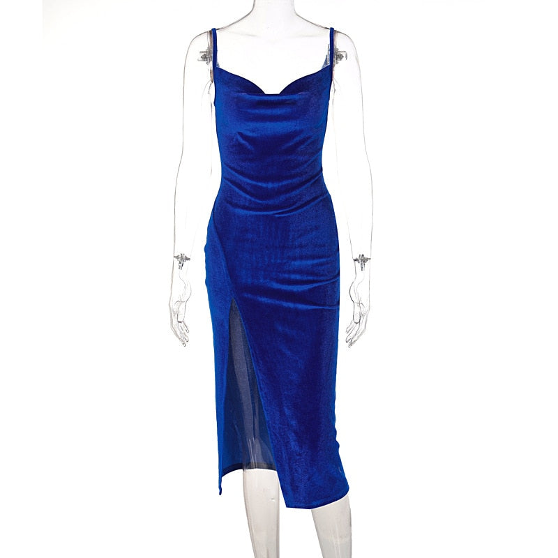 iridescent velvet dress blue and red Betsy & Adam Womens Petites Sequined Velvet Evening Dress Navy 8P