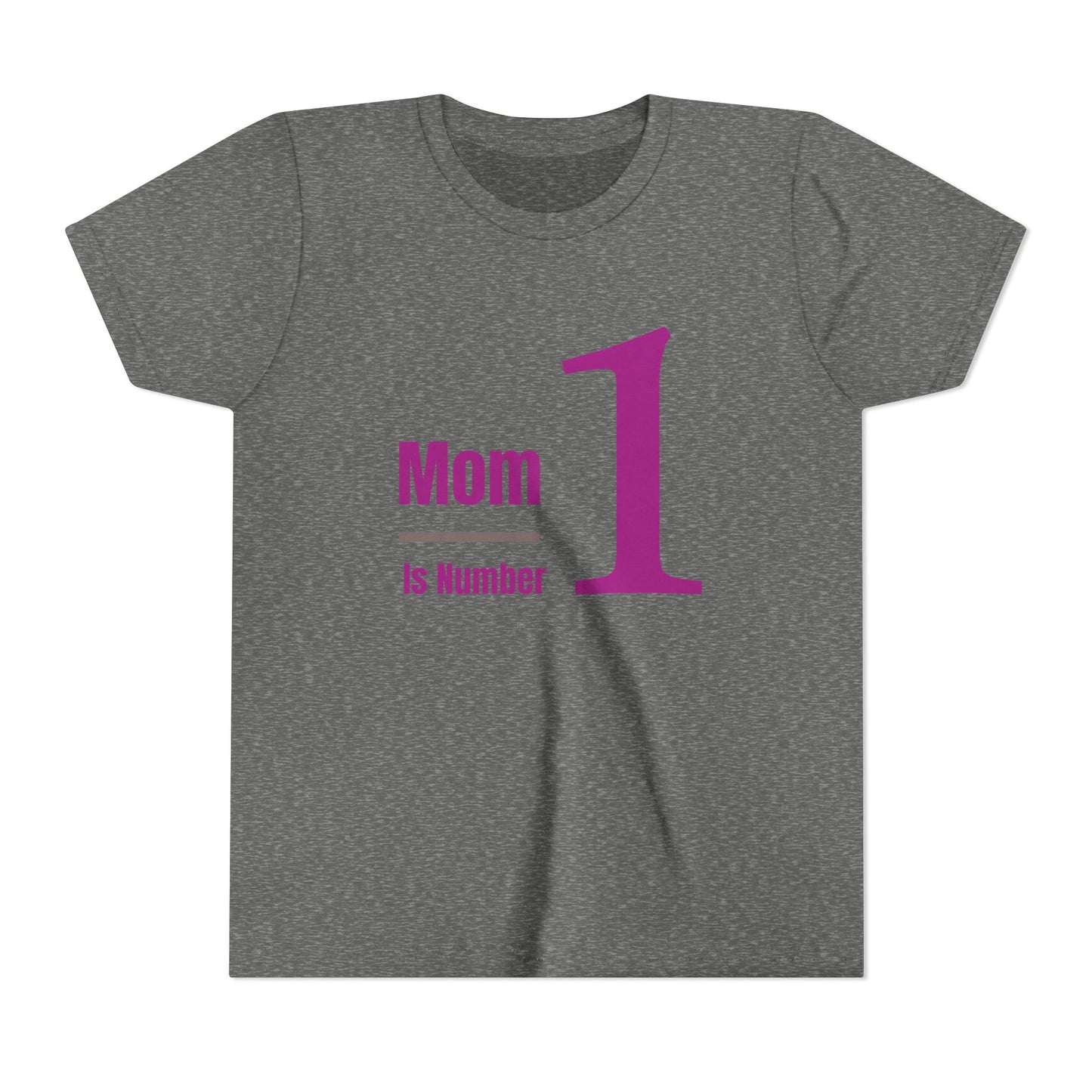 Mom Is #1 — Kids' Mother's Day Short Sleeve Tee