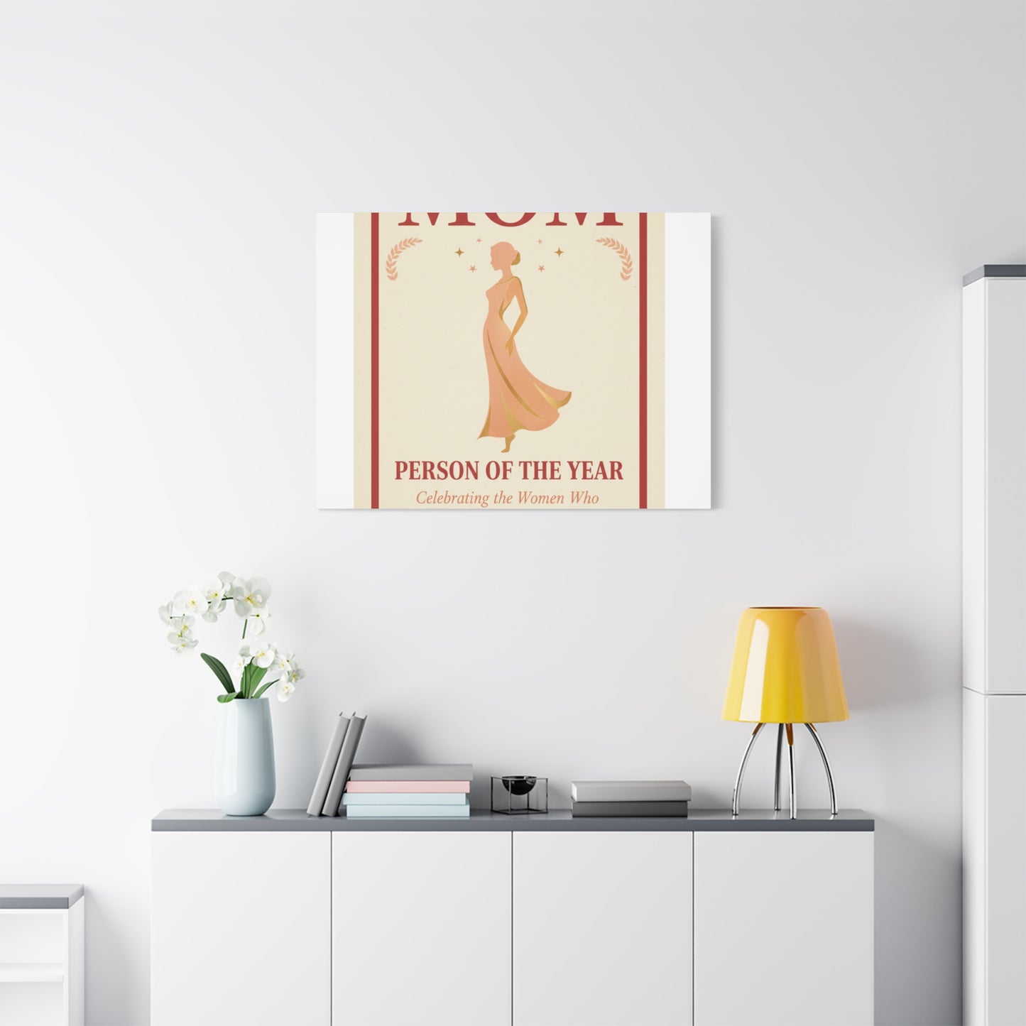 Mom: Person of the Year — Mother's Day Matte Canvas Wall Art