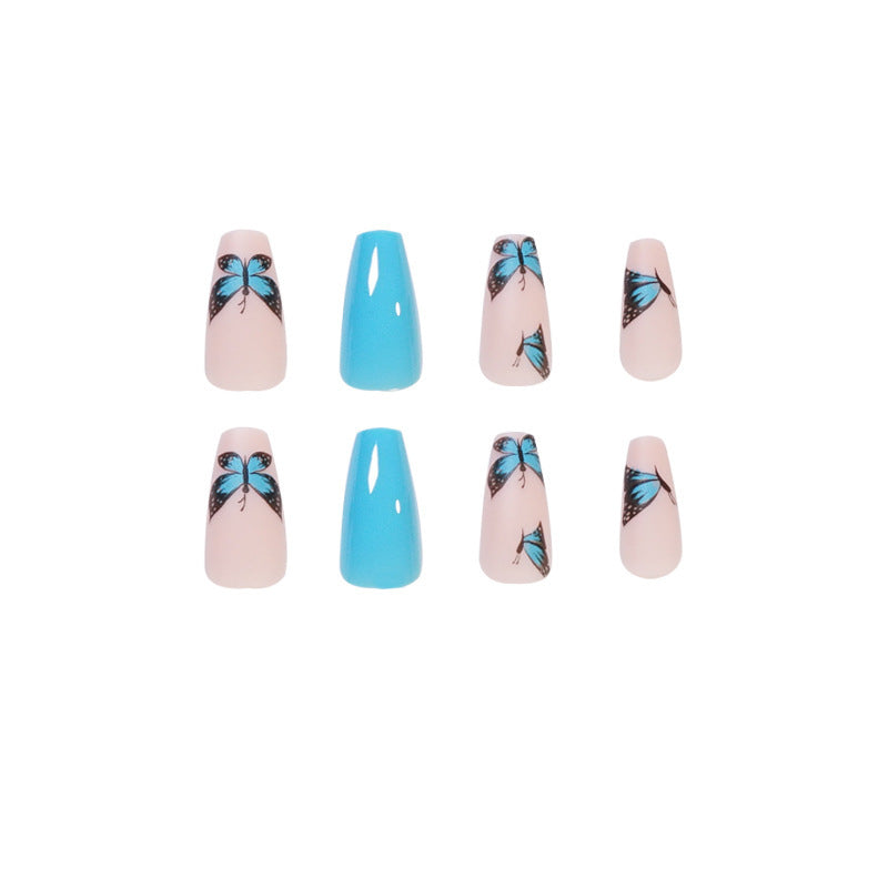 Blue Wearing Armor Nails
