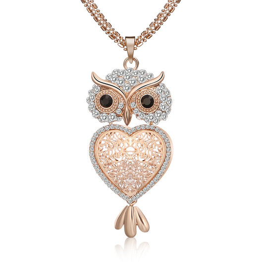 Golden Owl Necklace