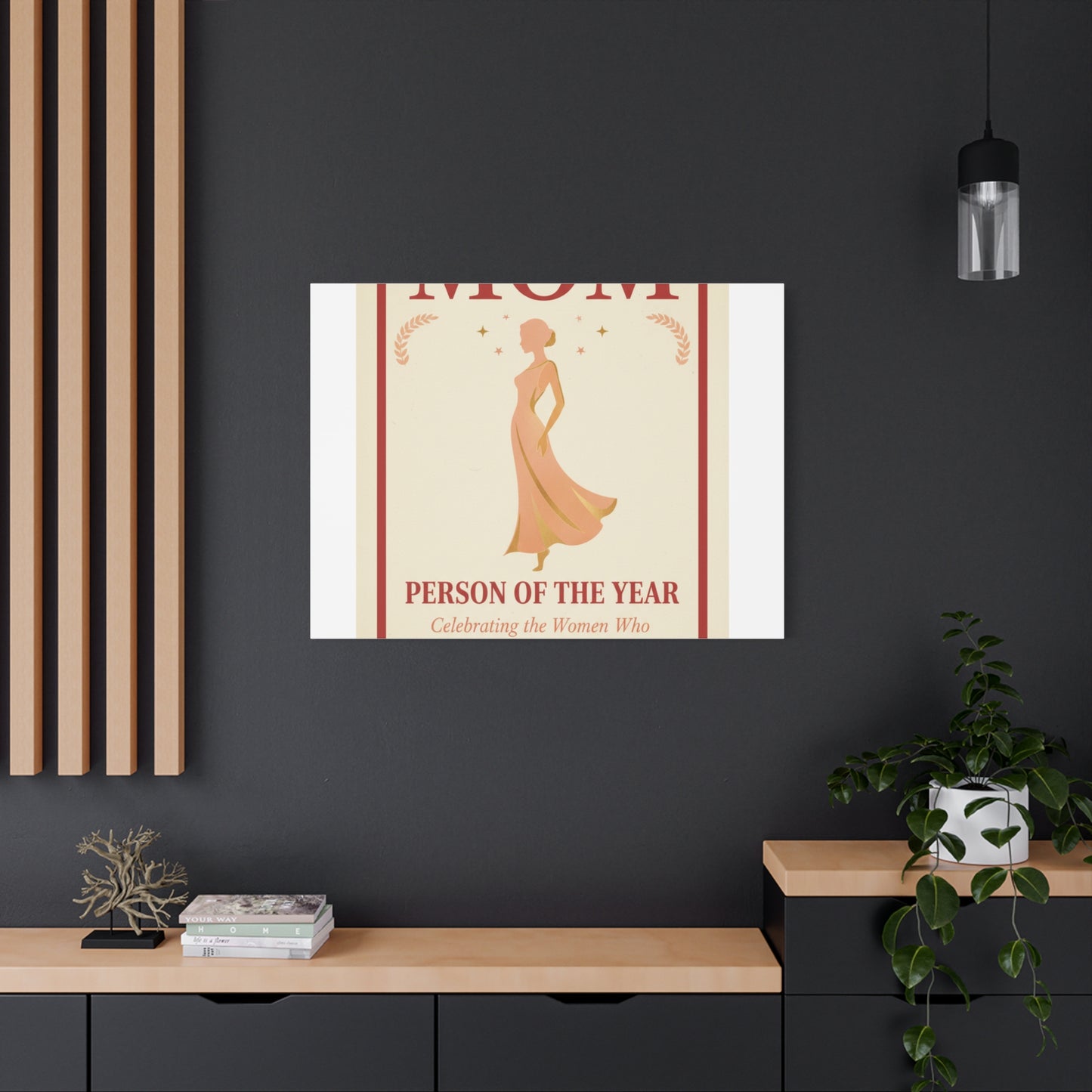Mom: Person of the Year — Mother's Day Matte Canvas Wall Art