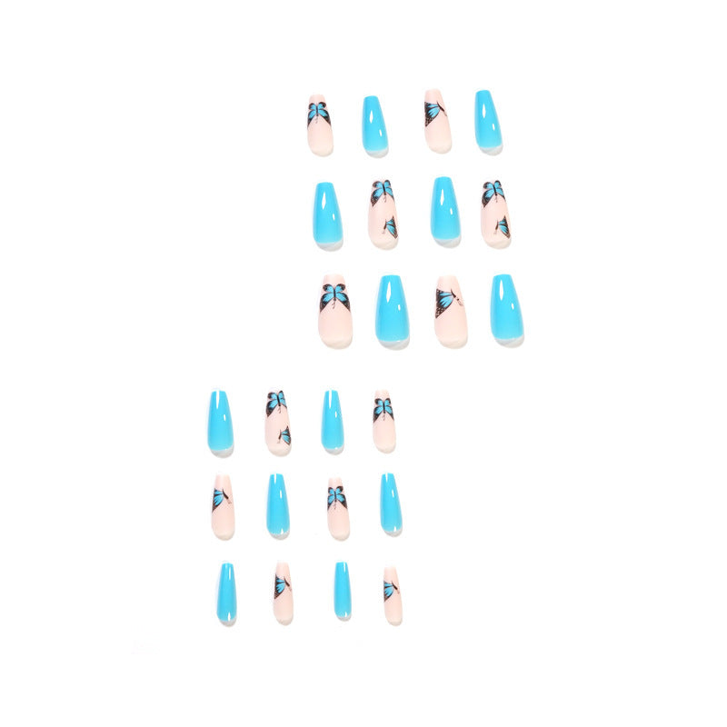 Blue Wearing Armor Nails
