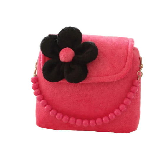 pink flower bag for little girls