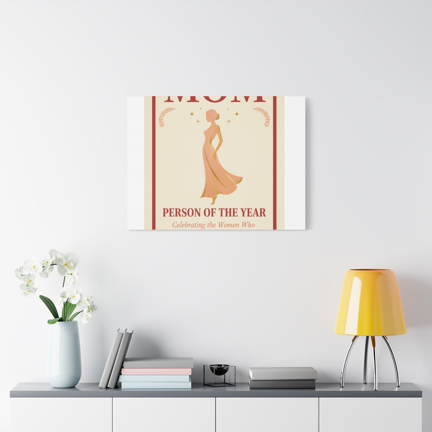Mom: Person of the Year — Mother's Day Matte Canvas Wall Art