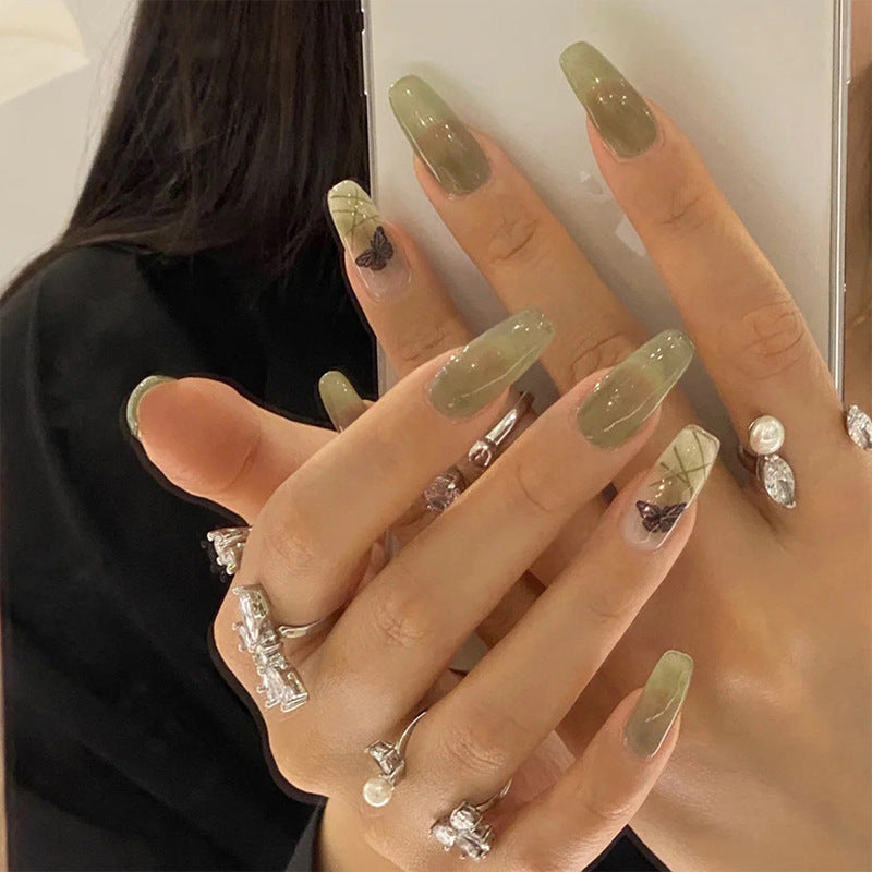 Blue Wearing Armor Nails