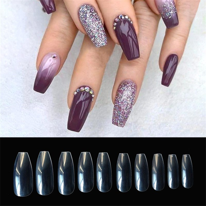 500 Transparent Removable Nails