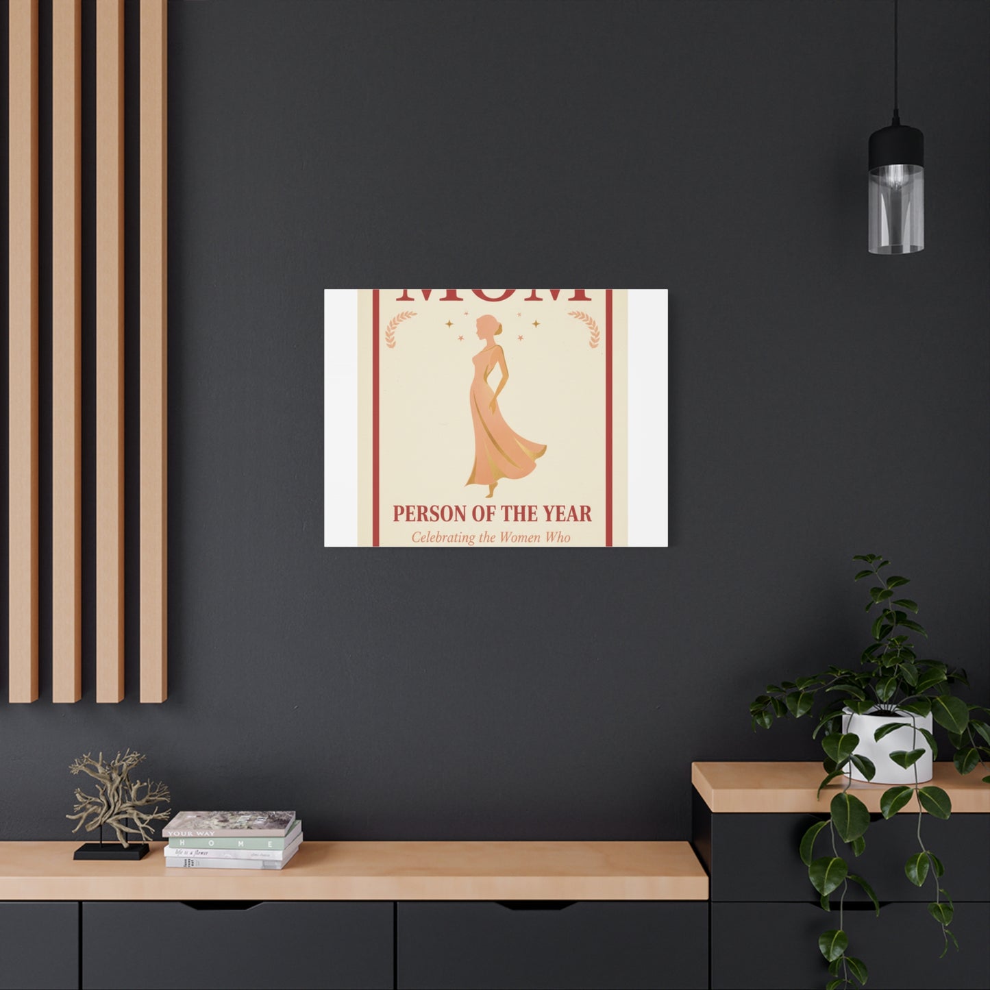 Mom: Person of the Year — Mother's Day Matte Canvas Wall Art