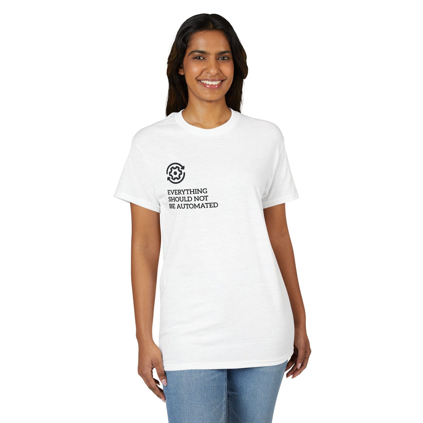 "Everything Should Not Be Automated" Unisex DryBlend® Tee