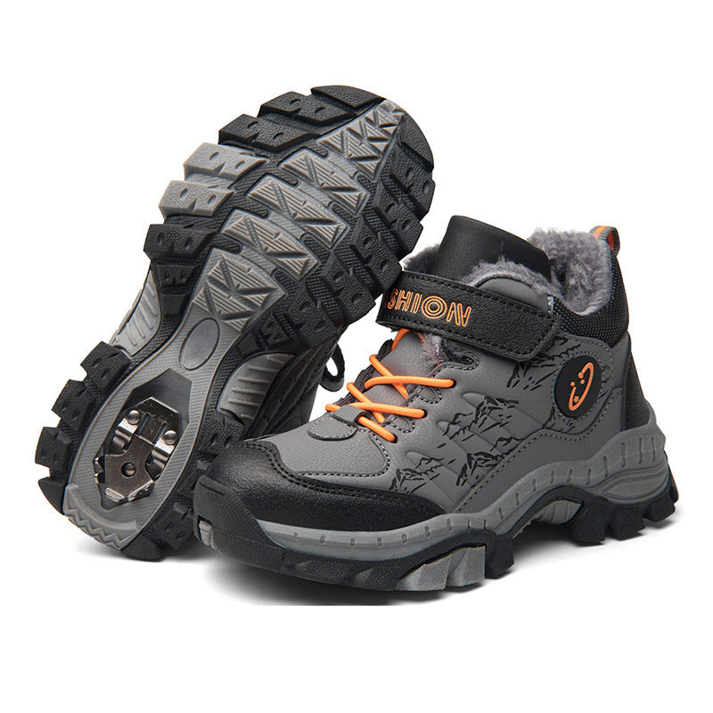 Children's Large Cotton Hiking Shoes