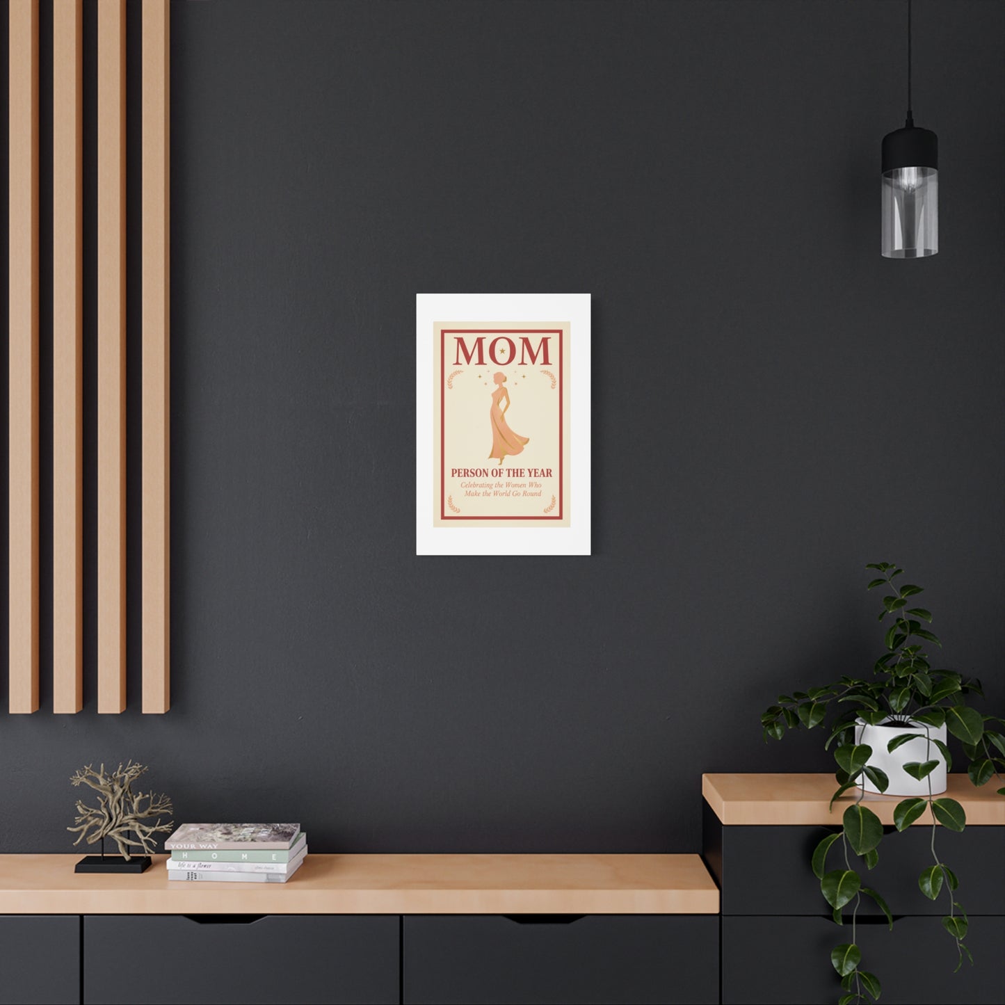 Mom: Person of the Year — Mother's Day Matte Canvas Wall Art