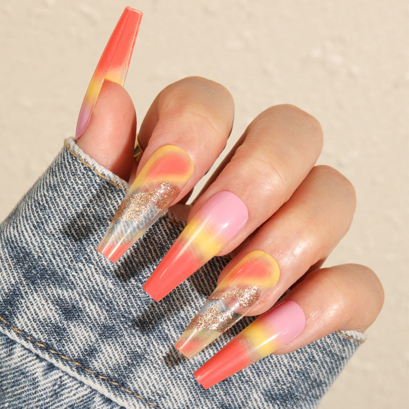 Rainbow Gradient Nail Stickers