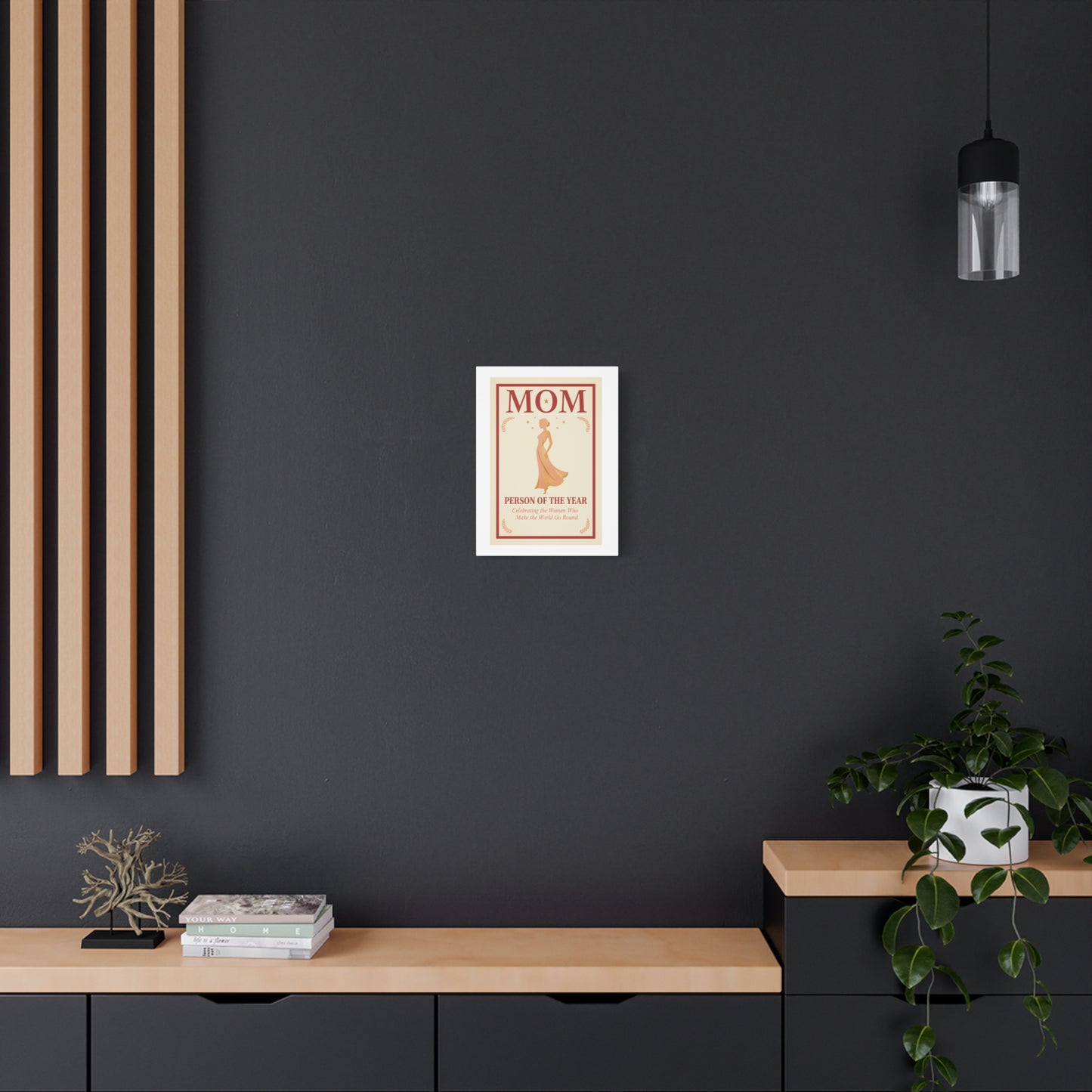 Mom: Person of the Year — Mother's Day Matte Canvas Wall Art