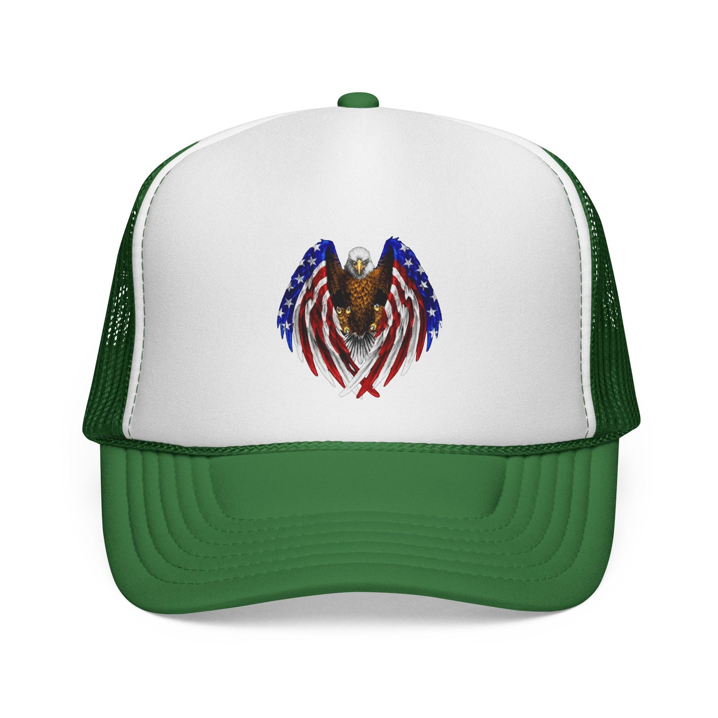 USA Flag Eagle Trucker Caps