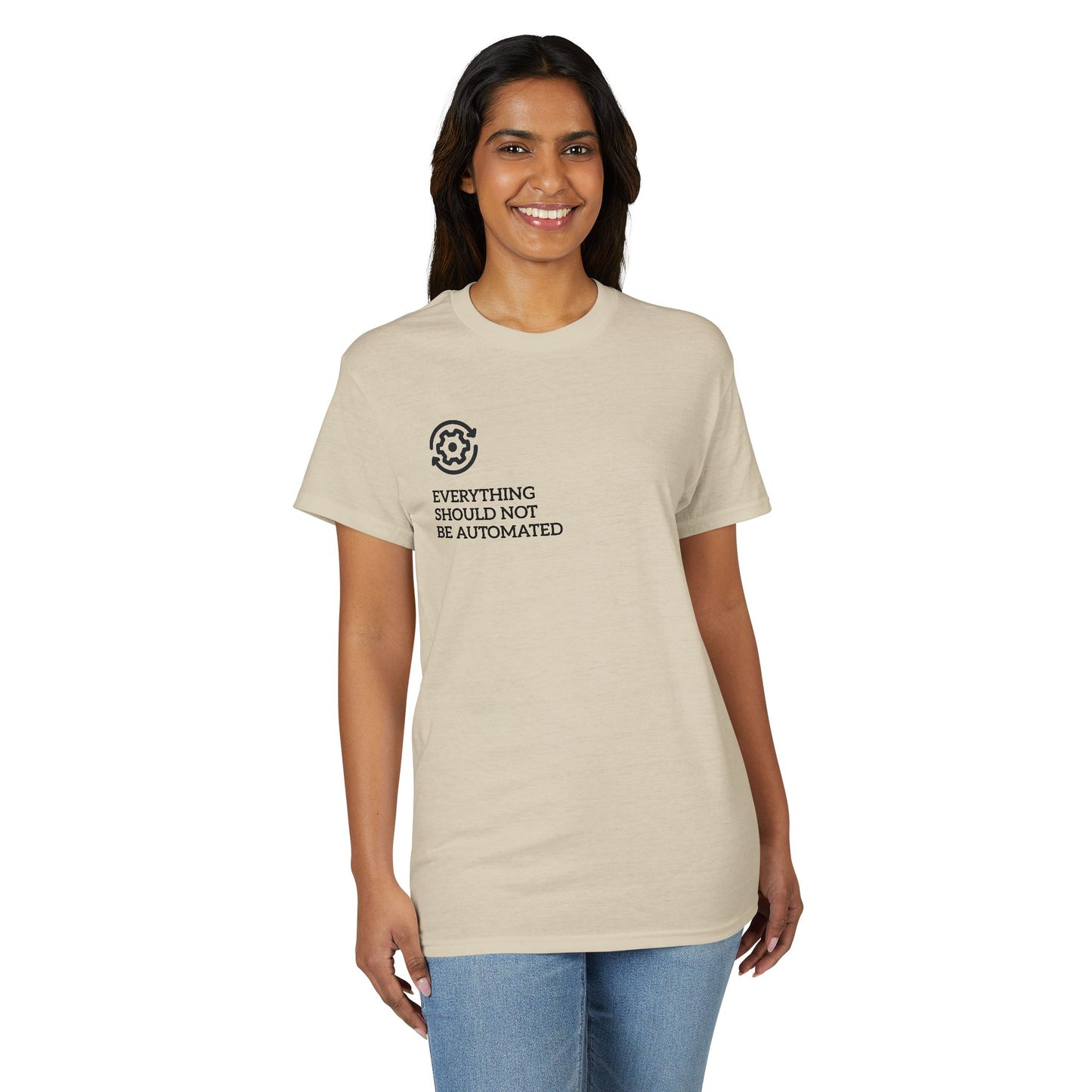 "Everything Should Not Be Automated" Unisex DryBlend® Tee
