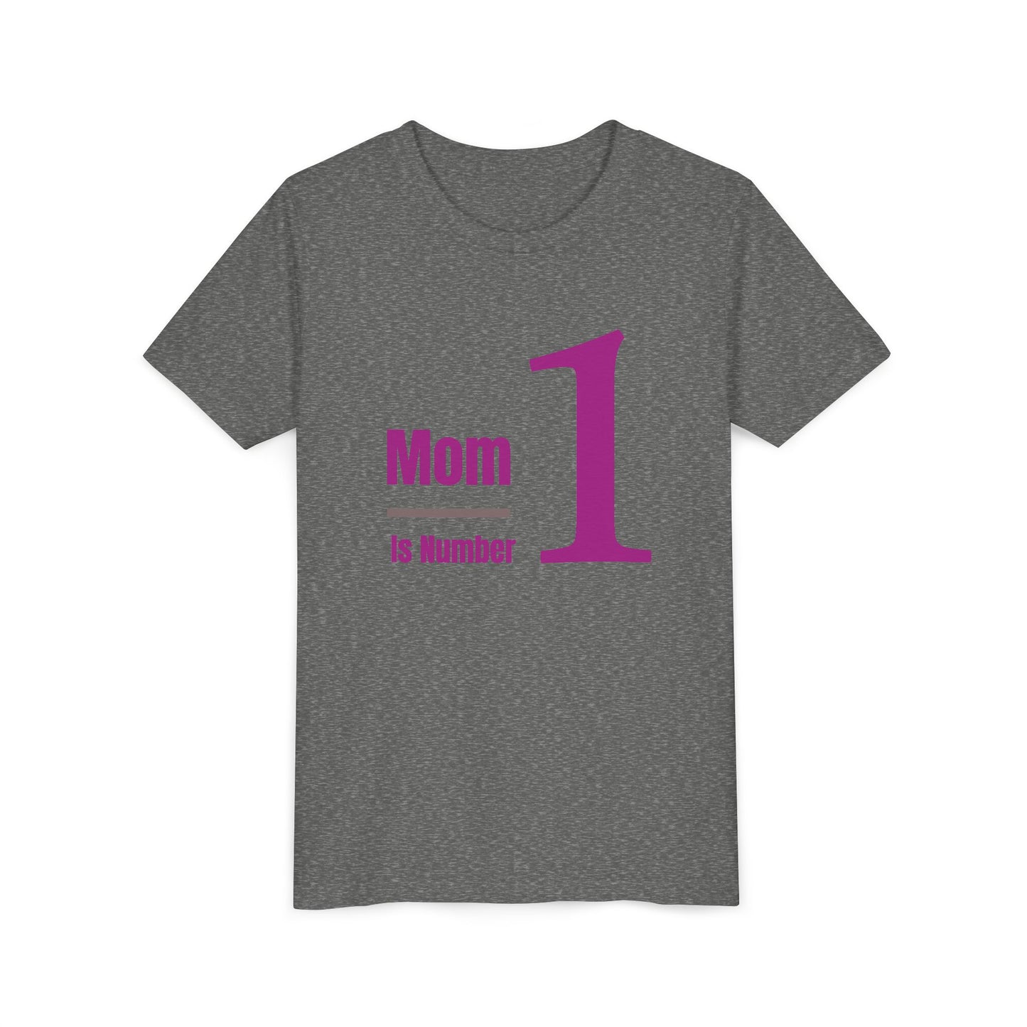 Mom Is #1 — Kids' Mother's Day Short Sleeve Tee