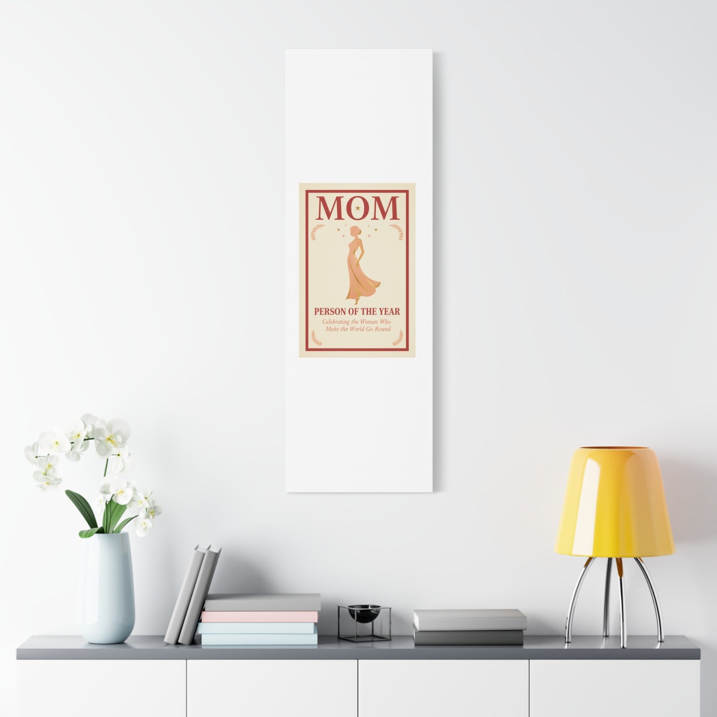Mom: Person of the Year — Mother's Day Matte Canvas Wall Art