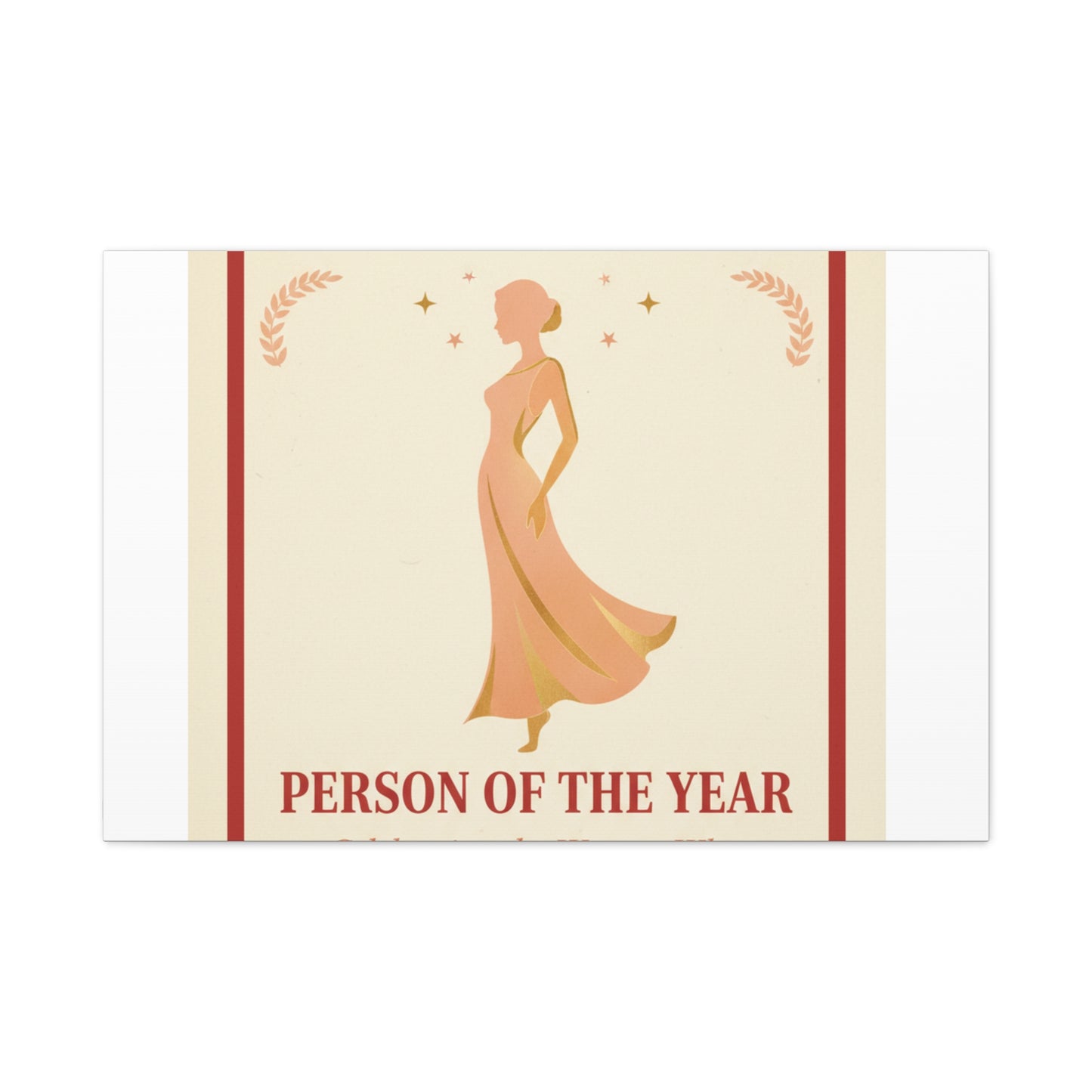 Mom: Person of the Year — Mother's Day Matte Canvas Wall Art