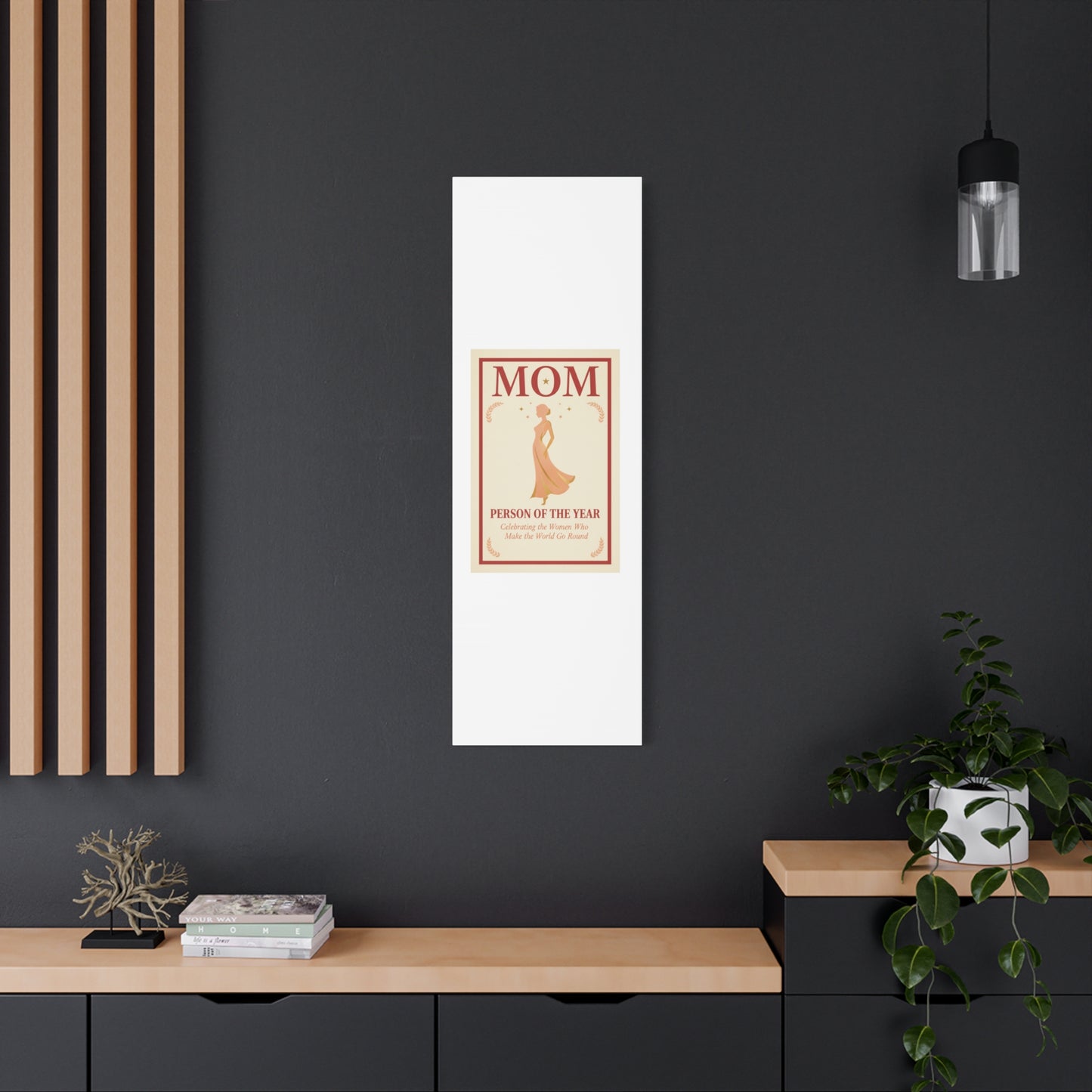 Mom: Person of the Year — Mother's Day Matte Canvas Wall Art