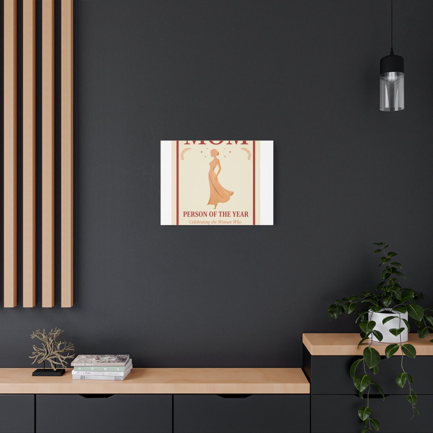 Mom: Person of the Year — Mother's Day Matte Canvas Wall Art