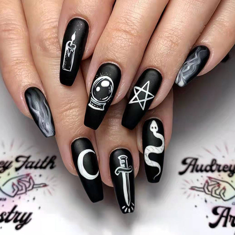Blue Wearing Armor Nails