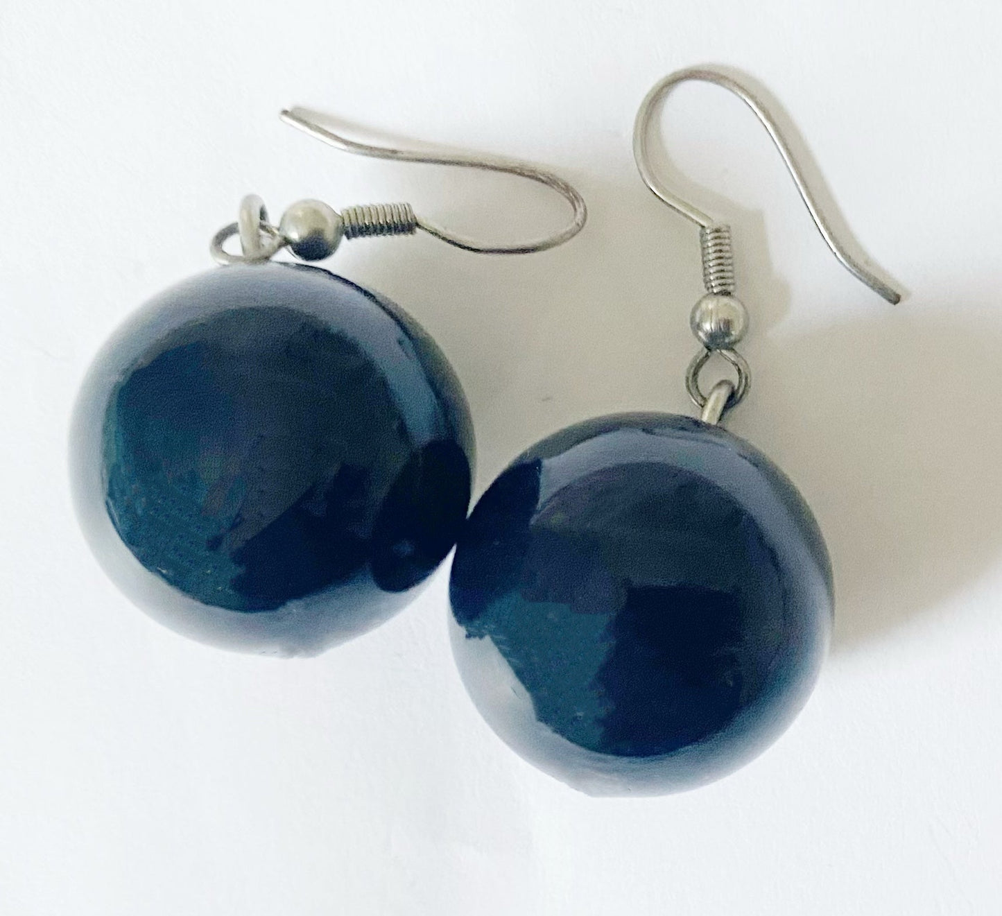 Black Ball Earrings - TTP