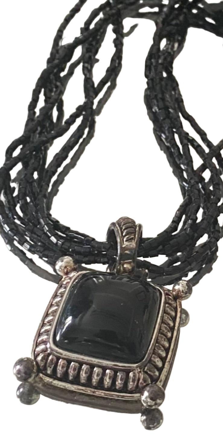 Black Onyx Vintage Necklace - TTP