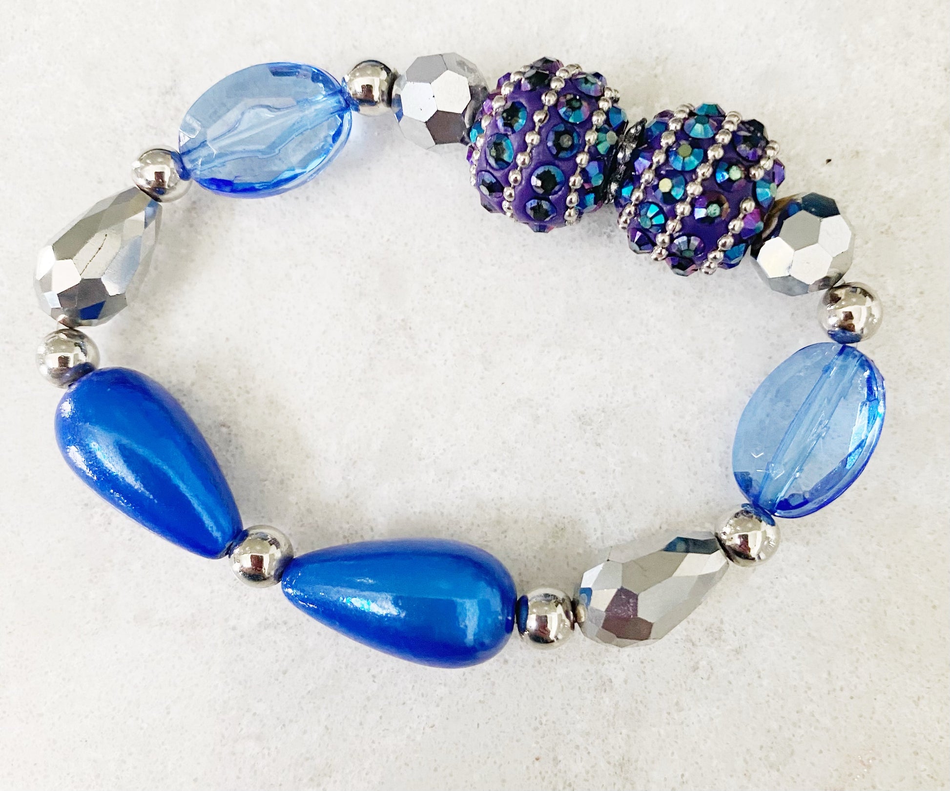 Blue Beaded Bracelet - TTP