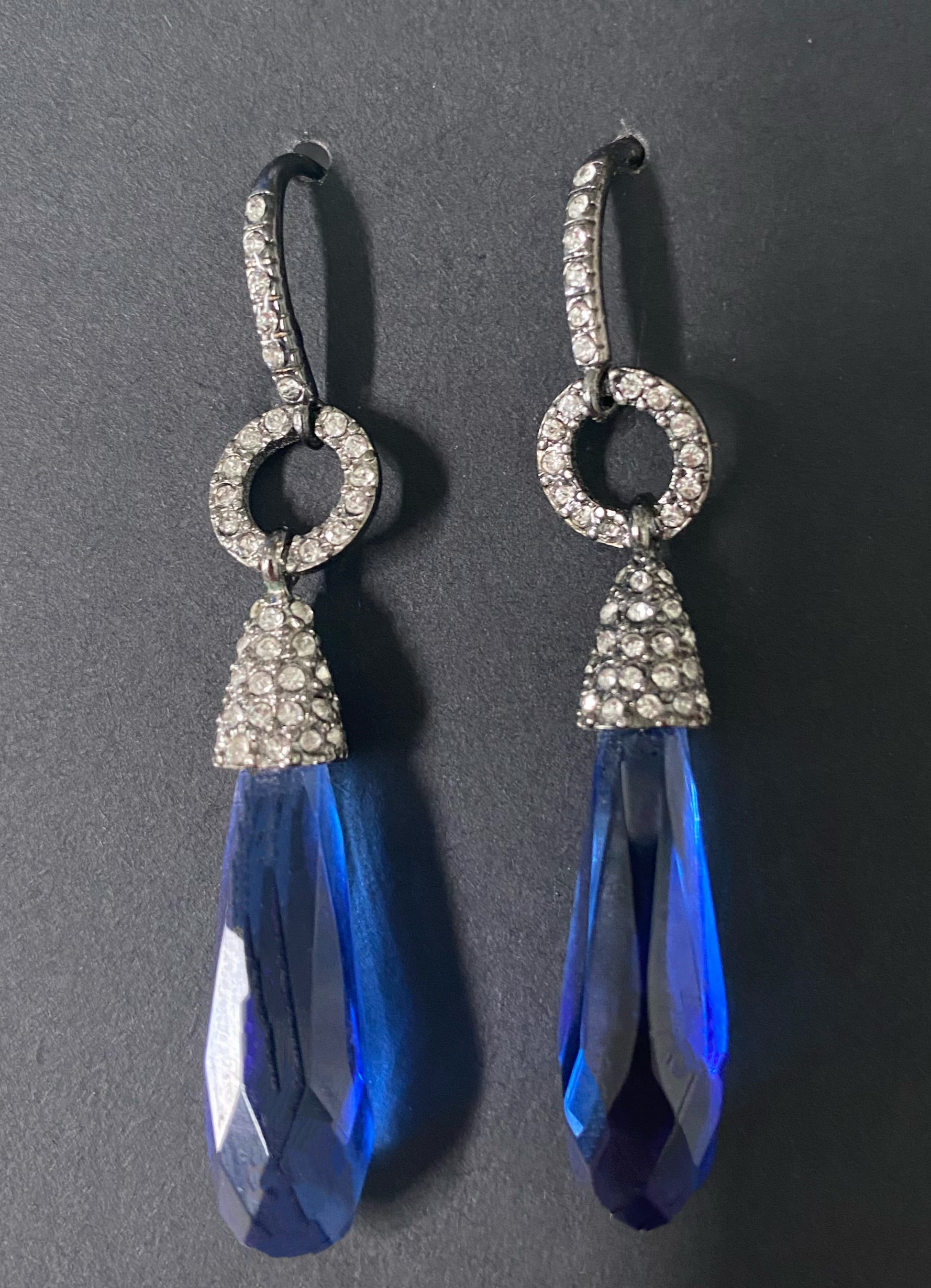 Blue Water Drop Earrings - TTP