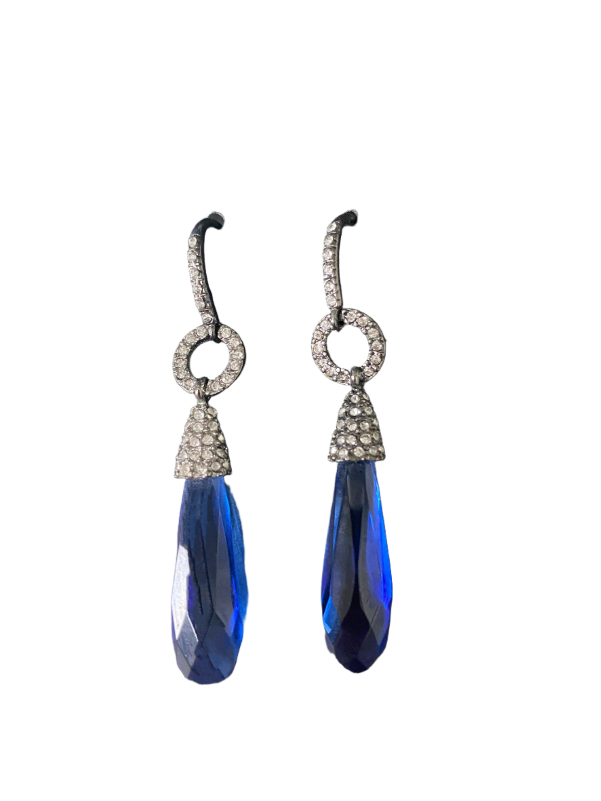 Blue Water Drop Earrings - TTP