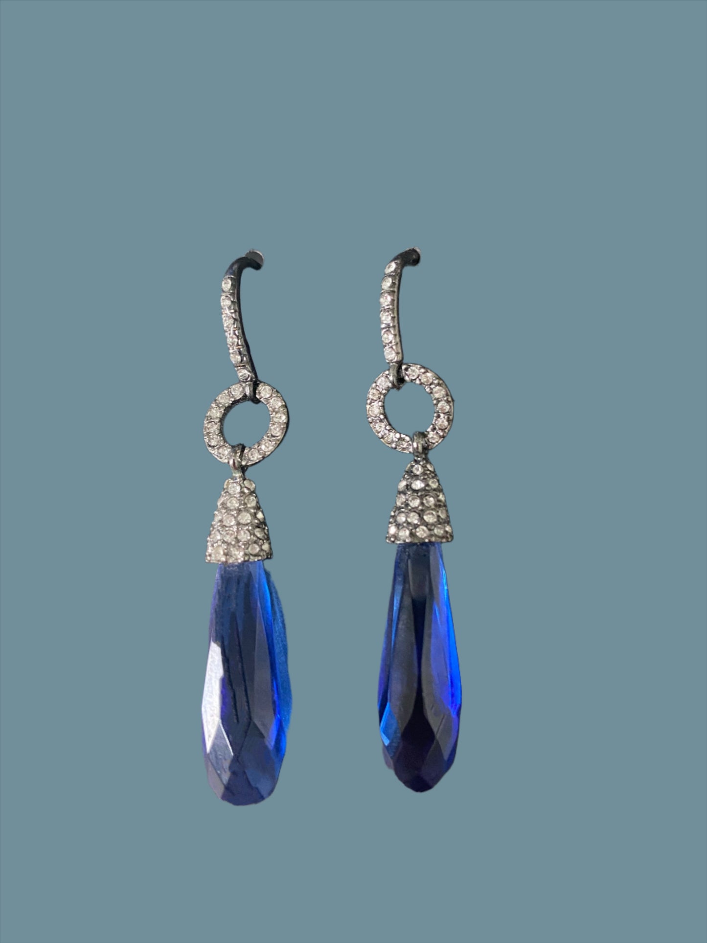 Blue Water Drop Earrings - TTP