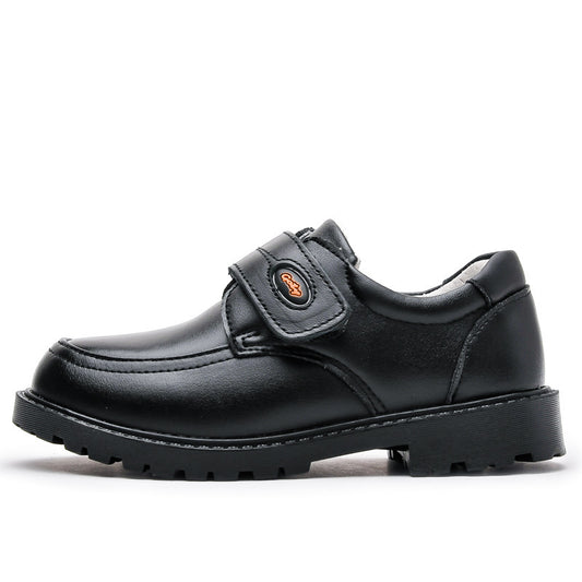 Boys Black Leather Shoes - TTP