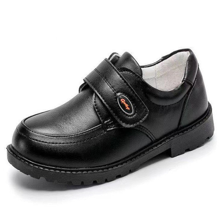 Boys Black Leather Shoes - TTP