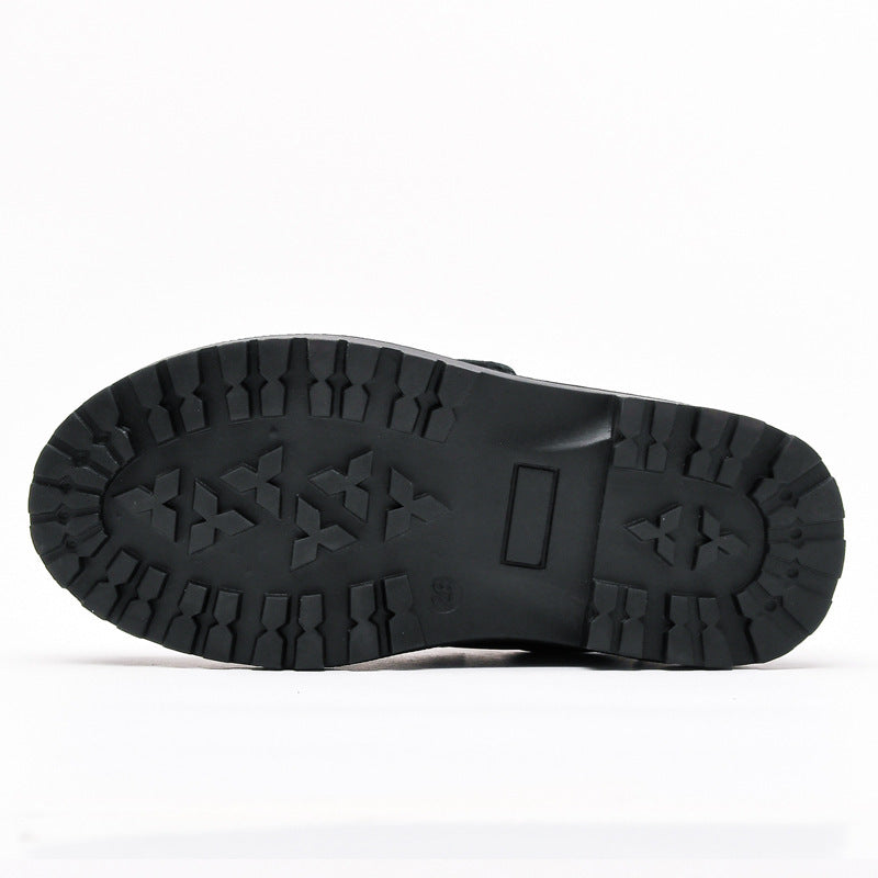 Boys Black Leather Shoes - TTP