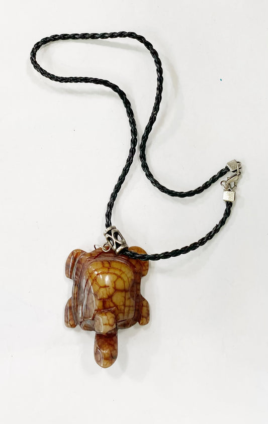 Brown Turtle Necklace - TTP