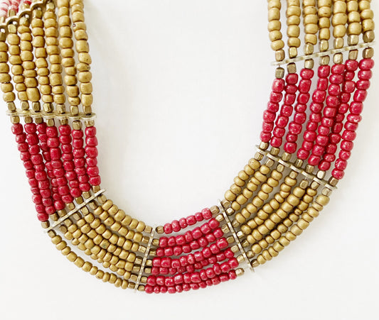 Choker Beaded Necklace - TTP