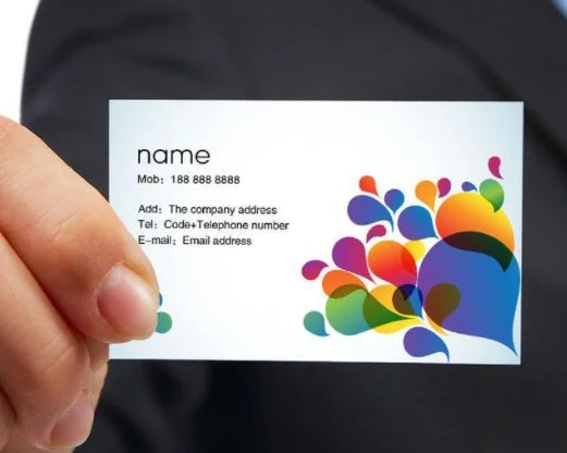 Coated paper business cards-printed products-business cards plastic cards 3-5 - TTP