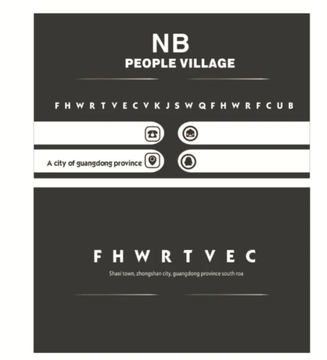 Coated paper business cards-printed products-business cards plastic cards 3-5 - TTP