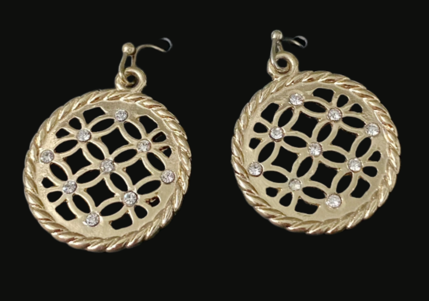 Gold Tone Women Earrings - TTP