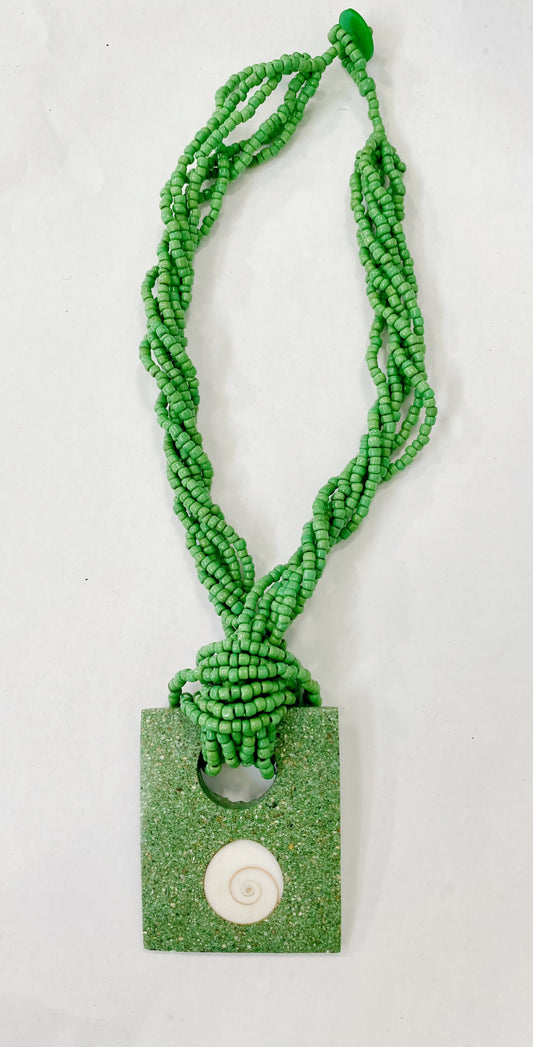 Green Stone Necklace - TTP