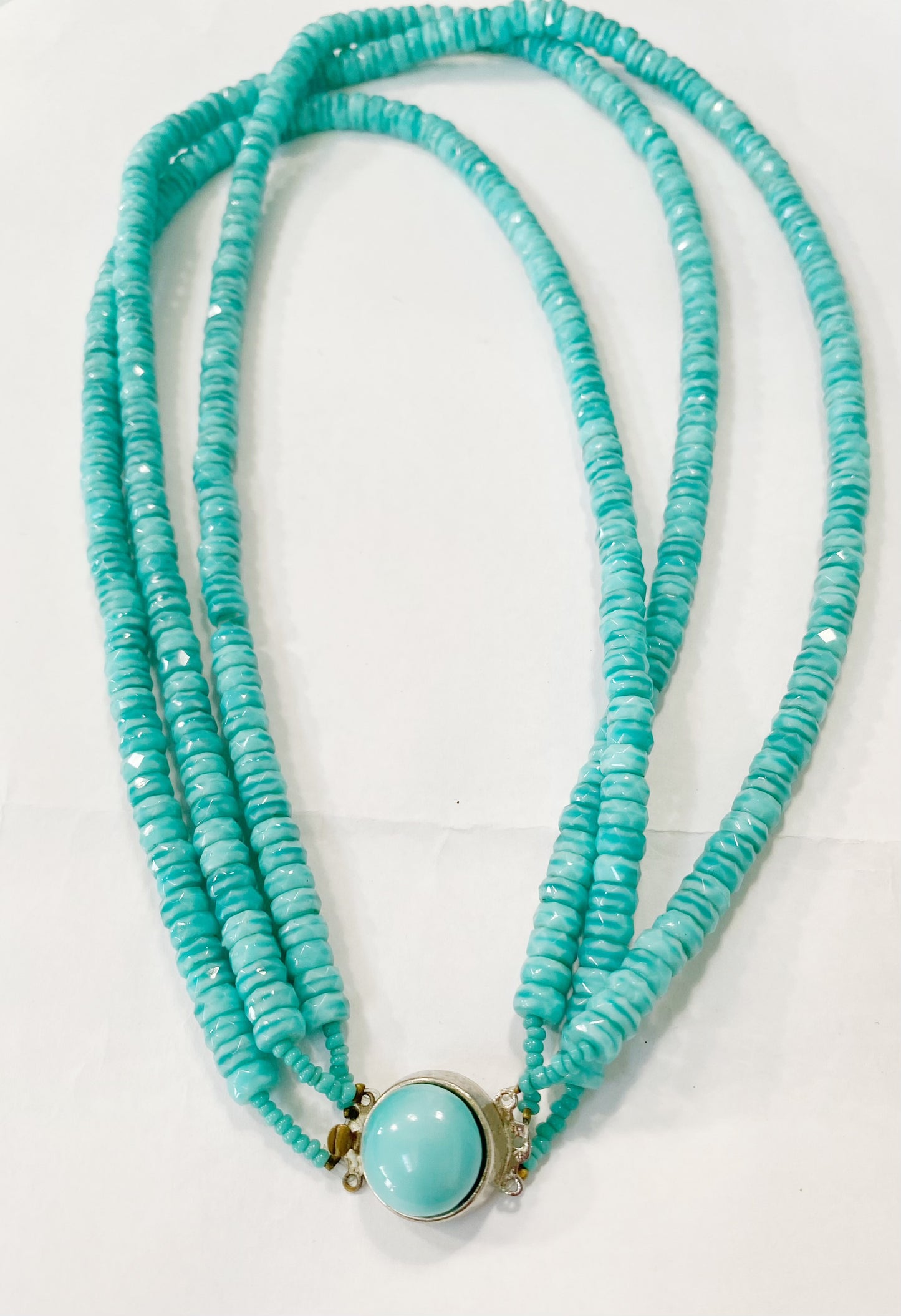 Blue Beaded Necklace