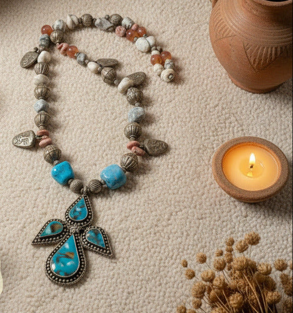 indigenous amazigh antique necklace-TTP