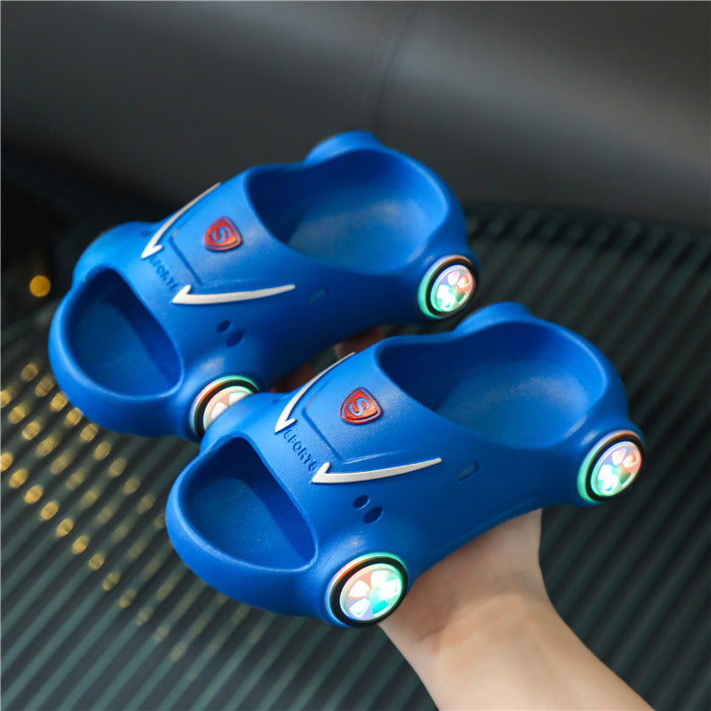 Kids Cartoon Car Glowing Sandals - TTP