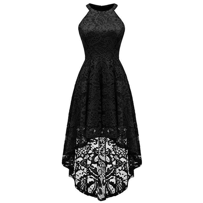 Long Halter Sleeveless Cocktail Skirt - TTP