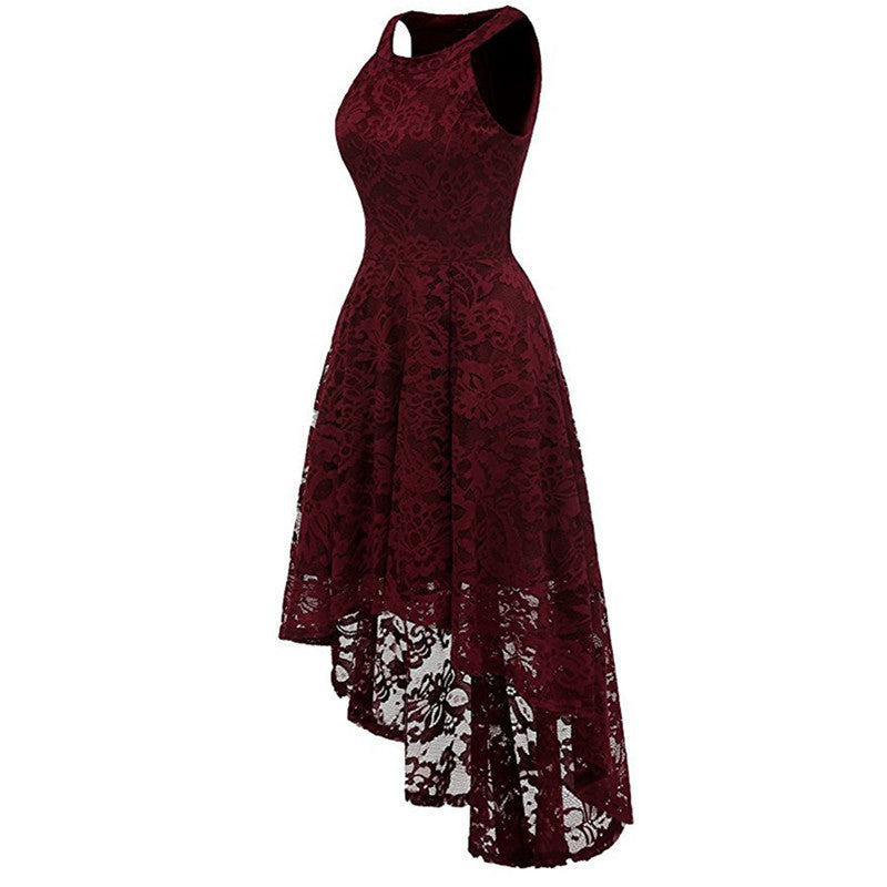 Long Halter Sleeveless Cocktail Skirt - TTP
