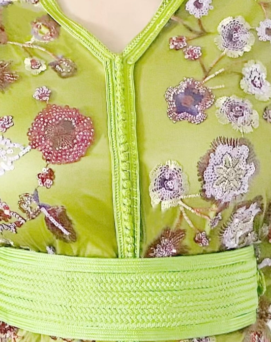Moroccan Floral Caftan - TTP