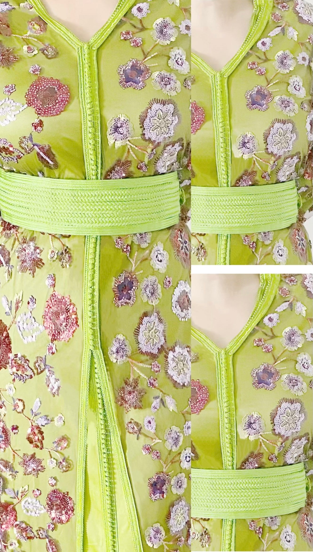 Moroccan Floral Caftan - TTP