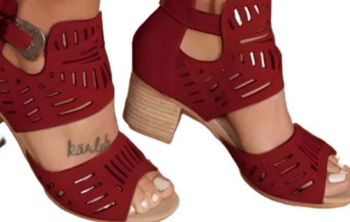 Vintage Hollow Out Sandals