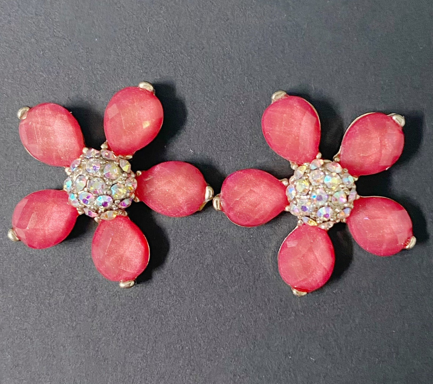 Red Flower Earrings - TTP