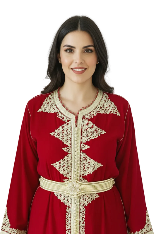 Red Velvet Caftan - TTP
